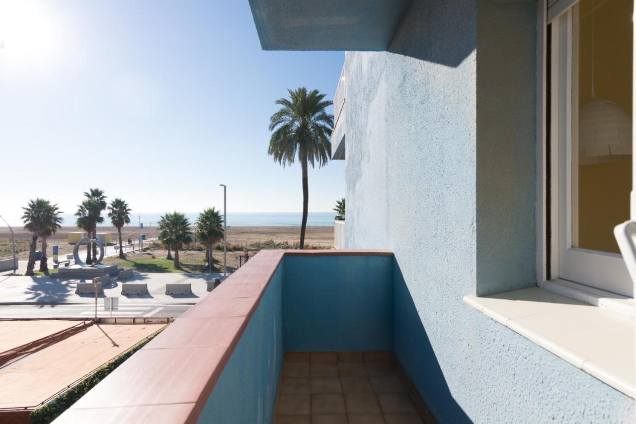 Apartamento En 1Era Linea Mar Con Terraza De 25M2 カステルデフェルス エクステリア 写真